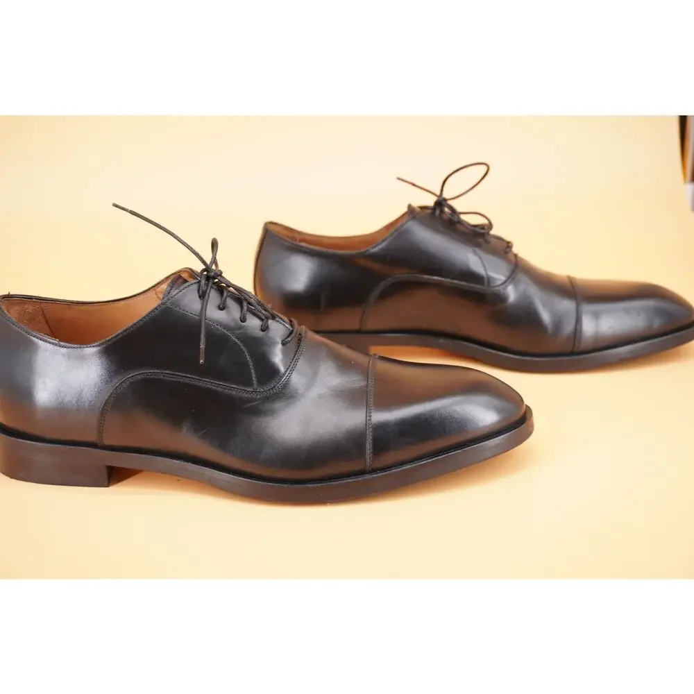 To Boot New York Dover Cap Toe Black Leather Oxfords Size 13 Men Adam Derrick